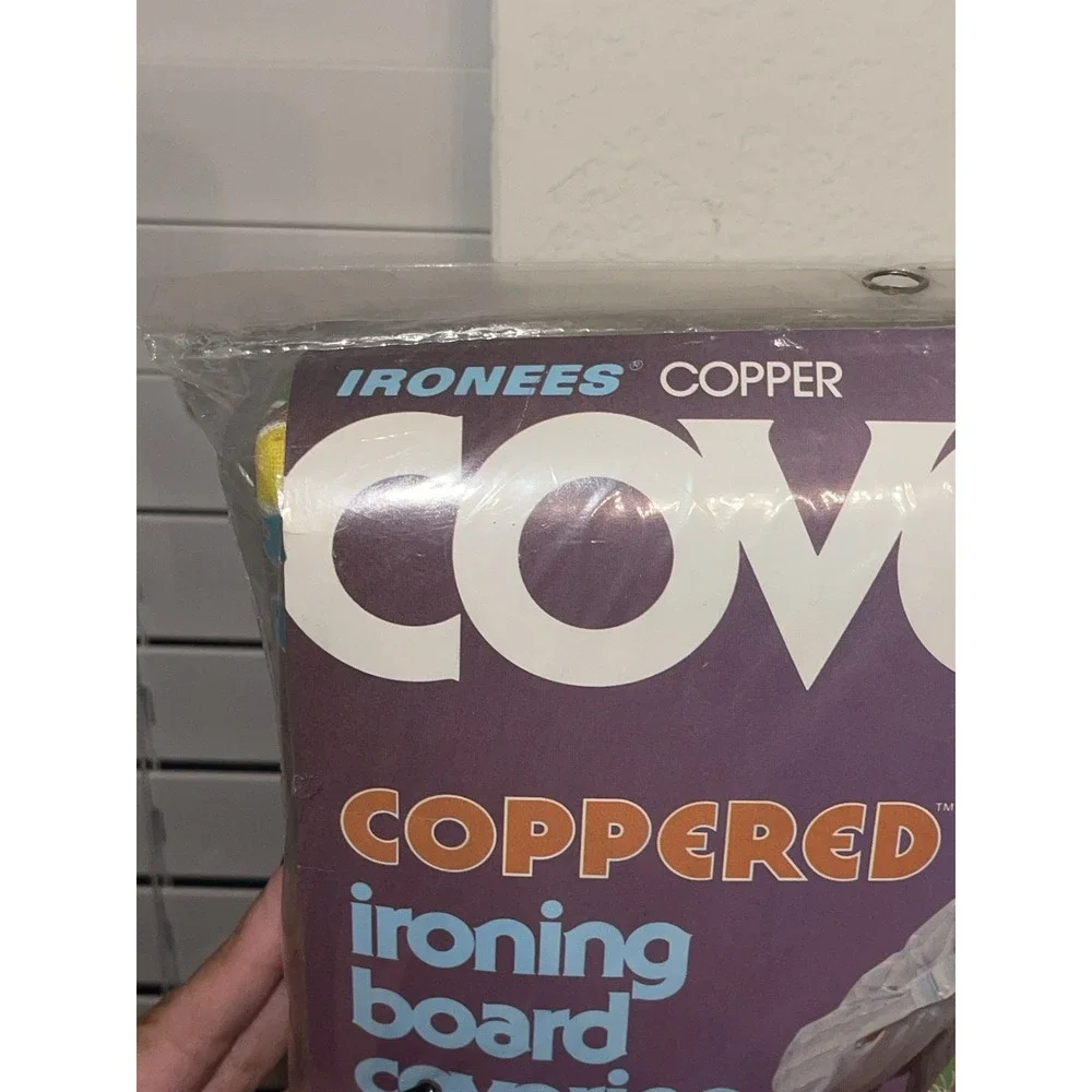 Vintage Ironies Copper Coverply Ironing Board Cover Tropical Design New NOS